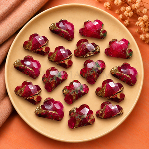 Turquesa Rosa Cobre en Forma de Nube de 12mm, Gema Tallada Suelta para Fabricación de Joyas, Colgantes y Manualidades, Proveedor Mayorista a Granel - Product Image 2