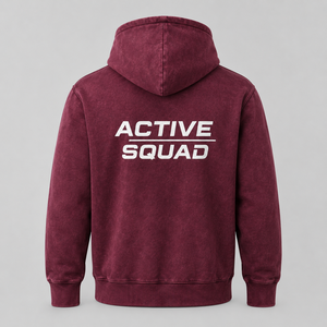 Sudadera con capucha de forro polar para hombre Active Squad, color liso, corte regular, diseño con bolsillos, para otoño, transpirable, precio al por mayor - Product Image 3