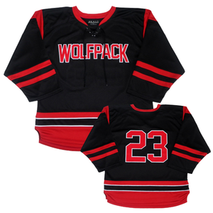 Maillots de hockey sur glace personnalisés OEM, design sublimé, en twill, avec logo brodé, uniforme d'équipe de hockey - Product Image 3
