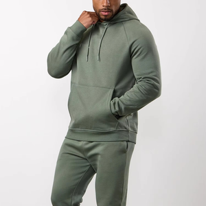New Arrival Heavyweight Fleece Polyester/Cotton Activewear <b>Hoodie</b> Men Solid Autumn Eco-Friendly Waterproof <b>Workout</b> Gym Pocket - Product Image 4
