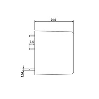 Module d'alimentation industriel FranMar 15,12W FMM015-S24-P, encapsulé, AC/DC, montage sur circuit imprimé, entrée simple 24V 0,63A, 85-305VAC, cadre ouvert