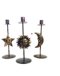 เชิงเทียนทองเหลืองรูปดาว ทนความร้อน สำหรับตกแต่งบ้านในวันคริสต์มาส - Product Image 3