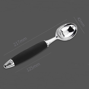 Cuchara para Helado de Acero Inoxidable, Resistente, para Helados, Sorbetes y Postres Congelados, para Cocina, Restaurante, Cafetería, Heladería - Product Image 3