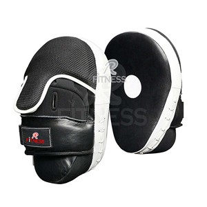 Wholesale Boxing Focus Pads Custom Logo PU Leather Curved Punch Mitts for Professional Training - Product Image 5