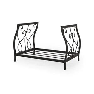 Hut Style Metal Iron <b>Log</b> <b>Holder</b> Easy Carrying metal Iron <b>Log</b> <b>Holder</b> for Household Sundries - Product Image 2