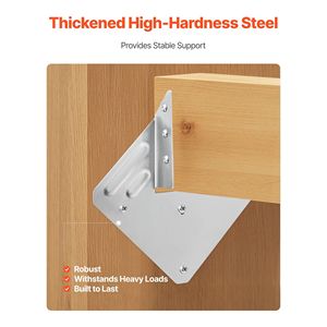 Fascette Antiuragano per Travi, Misura Interna 5.31x1.57x2.48 / 135x40x63 mm, Strutture in Acciaio, Cinghie Antiuragano - Product Image 3