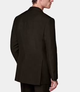 Costumes d'affaires personnalisés en gros, vestes classiques à manches longues, pantalons de costume slim fit, style formel pour jeunes hommes - Product Image 2