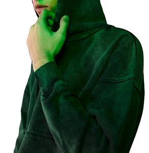 High Quality 100% Cotton Acid Washed Hoodie High Street Vintage Washed <b>Hoodies</b> Blended For <b>Man</b> - Product Image 4