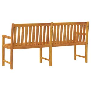 Banco de patio de madera maciza de acacia de 70.9 pulgadas, muebles duraderos para exteriores - Product Image 5