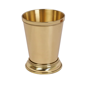 Taza de Latón para Mint Julep, Hecha a Mano, Taza de Cóctel de Metal Clásica, Taza de Latón Vintage para Beber, Utensilios de Bar para el Hogar, Bar, Restaurante y Hotel - Product Image 1