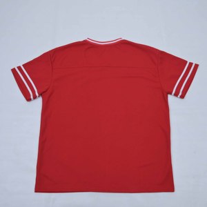 Camiseta de Fútbol Americano Roja de Primera Calidad para Hombre, Cuello en V, Número 24, Impresión Serigrafiada, Malla Transpirable, Manga Corta, Corte Regular - Product Image 5