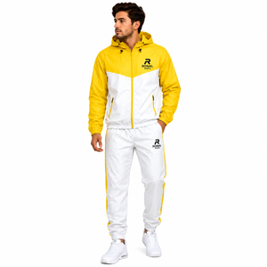 High Quality Windbreaker <b>Jacket</b> and Shorts Set Breathable Athletic Tracksuit Supplier Wholesale Tracksuits In Bulk Quantity - Product Image 3
