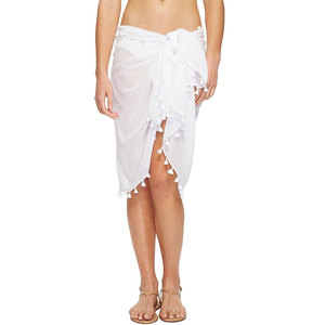 Lightweight <b>Beach</b> Sarong Cover Up For Women Swimwear Resort Vacation Fashion Wear Soft <b>Wrap</b> Skirt Cover Up Sarongs - Product Image 1