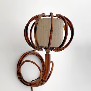 Competitive price rattan <b>sconce</b> living room accent lighting <b>sconces</b> natural cane <b>wall</b> light shades - Product Image 1