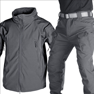 Chaqueta Táctica Softshell de Calidad para Hombre, Impermeable, para Invierno, Senderismo, Caza, Cortavientos, con Capucha Oculta, Técnica de Tejido Sólido - Product Image 4