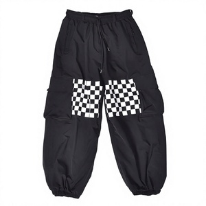 Pantalones de esquí y snowboard unisex personalizados al por mayor 2026, holgados, estampados, impermeables 10.000 mm, cortavientos, transpirables, con cremallera para invierno - Product Image 1