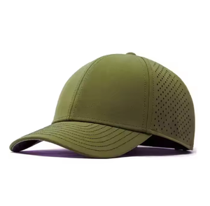 Gorra de Béisbol con Visera Curva, Impermeable o Resistente al Agua, Gorro de Béisbol de 6 Paneles con Orificios Láser, Gorras Deportivas para Hombre, Gorra de Béisbol Personalizada - Product Image 2