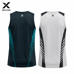Maillot de basket unisexe X Sports City, débardeur et gilet, impression sublimée, évacuation de l'humidité, coupe athlétique, toutes saisons, pour adulte - Product Image 2