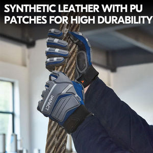 Guantes Industriales TRP con Protección Contra Impactos, Dedos Completos, Protección de Nudillos TPR, Agarre Antideslizante, Palma Reforzada, Guantes de Trabajo Mecánico - Product Image 3