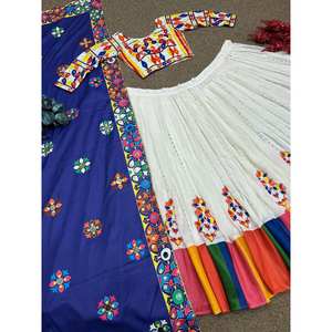 Lehenga Choli de Diseño para Fiestas con Dupatta, Ropa Tradicional China - Product Image 6