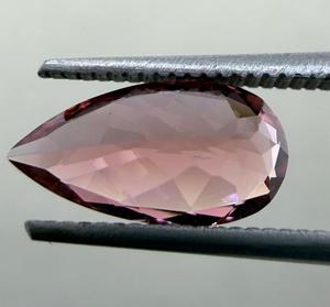 Pierre de tourmaline naturelle rose véritable, taille brillant poire, pour la fabrication de bijoux, bagues, pendentifs, cadeau de collection, pierres précieuses rares, Shamim Gems - Product Image 5