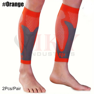 Nouvelles manchons de compression élastiques pour les jambes, respirants en maille, options multicolores pour la course et l'exercice, soutien musculaire - Product Image 3