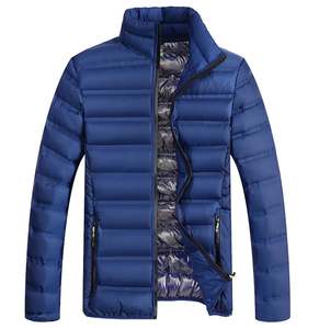 Chaqueta de plumón para hombre, de alta calidad, con logotipo personalizado impreso, para invierno, para exteriores, con cremallera y capucha, diseño personalizado. - Product Image 5