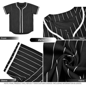 Camisetas de Béisbol Personalizadas de Alta Calidad, 100% Poliéster, con Estampado Sublimado Frontal, Manga Corta, con Tela de Malla, para Jóvenes - Product Image 6
