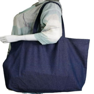 Bolsas de Mano Medianas de Algodón Orgánico al por Mayor con Cierre de Botón y Cremallera, Bolsas de Compras Ecológicas Promocionales para Uso Diario y Eventos - Product Image 6