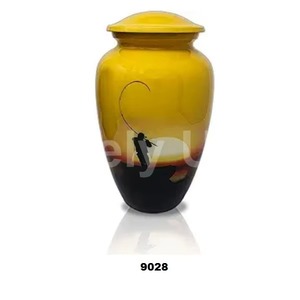 Urna de cremación Recuerdo Memorial Cenizas humanas Contenedor Tarro Olla Entierro Urnas funerarias Urna grande blanca - Product Image 4