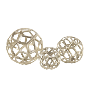 Boule décorative en aluminium de luxe pour la maison et l'hôtel, design moderne style ferme, durable et éco-responsable - Product Image 2