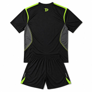 Conjunto de Ropa de Fútbol Sala Personalizada al por Mayor, Camiseta y Pantalones Cortos de Fútbol de Secado Rápido para Hombre, Kit de Entrenamiento de Fútbol Transpirable de Malla, Ropa Deportiva para Interiores - Product Image 3