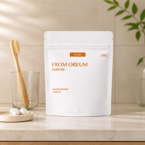 [FROM OREUM] Recharge de dentifrice solide – Pack pour salle de bain d'hôtel, idéal pour les voyages et les centres de villégiature – Comprimés de soin buccal - Product Image 5