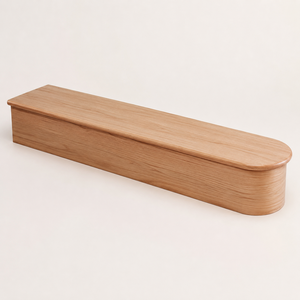 Marche d'escalier personnalisée en chêne rouge 8010 – Moderne, minimaliste, réglable, durable, en bois massif, écologique - Product Image 1