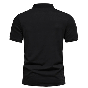 เสื้อผู้ชายไซส์ใหญ่พิเศษ 6XL เนื้อผ้านุ่ม ระบายอากาศได้ดี ผลิตจากผ้าฝ้ายถัก 100%  ตกแต่งแถบผ้าตัดกันที่อก พร้อมกระดุมติดหน้าอก รับออกแบบโลโก้ตามสั่ง - Product Image 1