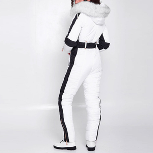 ชุดกันลมสำหรับผู้หญิงคุณภาพสูง กันน้ำ 10,000 มม. ระบายอากาศได้ดี เป็นมิตรกับสิ่งแวดล้อม เหมาะสำหรับกีฬาวิ่ง ลู่วิ่ง สโนว์บอร์ด และสกี - Product Image 5