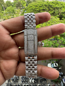 Customized Hip Hop 41mm VVS Moissanite Diamond Watch Ice Out Luxury <b>Men</b> Women Mechanical Watch Stainless Steel Luxury Watch - Product Image 4