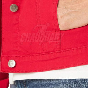 Veste en jean pour femme avec logo personnalisé, vente en gros, respirante, en stock - Product Image 6