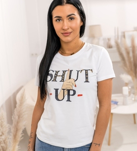 T-shirt décontracté personnalisable de haute qualité pour femme, col rond, imprimé, coupe ajustée, manches courtes, grande taille, respirant, séchage rapide, 100 % coton - Product Image 1