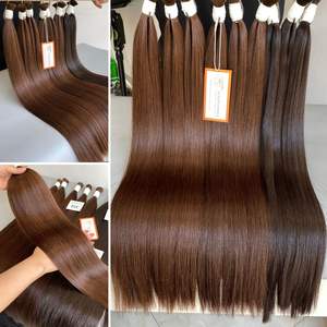 Extensions de cheveux humains vierges 100% couleurs de cheveux en vrac cuticule complète alignée des donneurs vietnamiens - Product Image 6