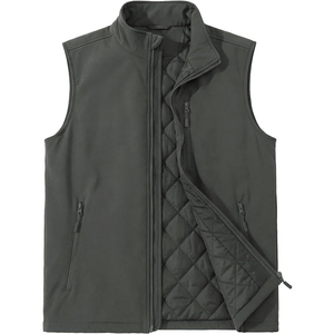 Gilet matelassé personnalisé avec logo, veste d'équitation, vêtements d'hiver décontractés, vêtements d'extérieur, gilet rembourré, vestes matelassées pour hommes - Product Image 1