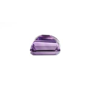 Emerald Cut Amethyst Loose Gemstone 11.1 Carat for Fine Jewelry - Product Image 3