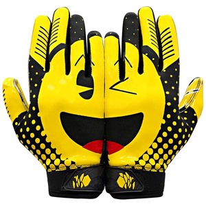 ELIXE SPORTS <b>Full</b> Finger American Football Gloves Breathable Stretch Synthetic Leather Non <b>Slip</b> Hook Loop Closure Adjustable - Product Image 1