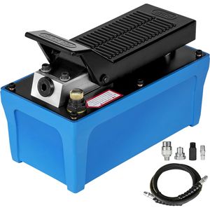 Pompa Idraulica ad Aria con Serbatoio da 1/2 Gallone, 10000 PSI, Attacco NPT da 3/8 e 6 Pollici, Azionamento a Pedale - Product Image 1
