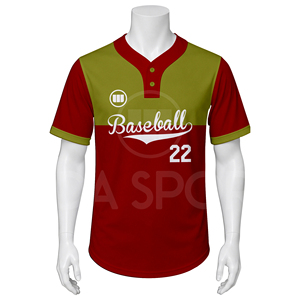 ชุดทีมเบสบอล เสื้อเจอร์ซีย์แบบซับลิเมชั่นสั่งทำพิเศษ แห้งเร็ว ระบายอากาศได้ดี ผู้ผลิตโดยตรงจากโรงงาน - Product Image 2