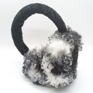 Knitted Headband Ear Muffs for <b>Women</b> Black Fuzzy Winter <b>Earmuffs</b> Warm Cozy Outdoor Accessories - Product Image 4