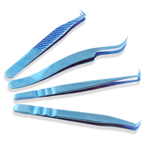 Pinzas de Acero Inoxidable de Primera Calidad para Extensión de Pestañas, Diferentes Ángulos, Resistentes al Óxido, Duraderas, Ligeras - Product Image 5