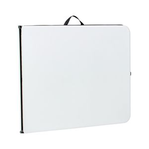Tavolo Pieghevole in Plastica Bianco da 6 Piedi, Portatile per Campeggio, Picnic, Spiaggia e Uso Esterno - Product Image 4
