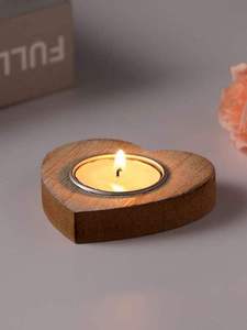 Creative New Design Lavie Creations Handmade Natural Color Wooden <b>Candle</b> <b>Holder</b> for Home Hotels Restaurants Christmas Decor - Product Image 3