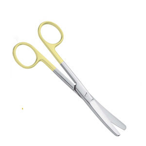 Ciseaux à pansements semi-dorés pour bloc opératoire, ciseaux chirurgicaux et infirmiers pour pansements, modèle TC pour usage chirurgical - Product Image 4